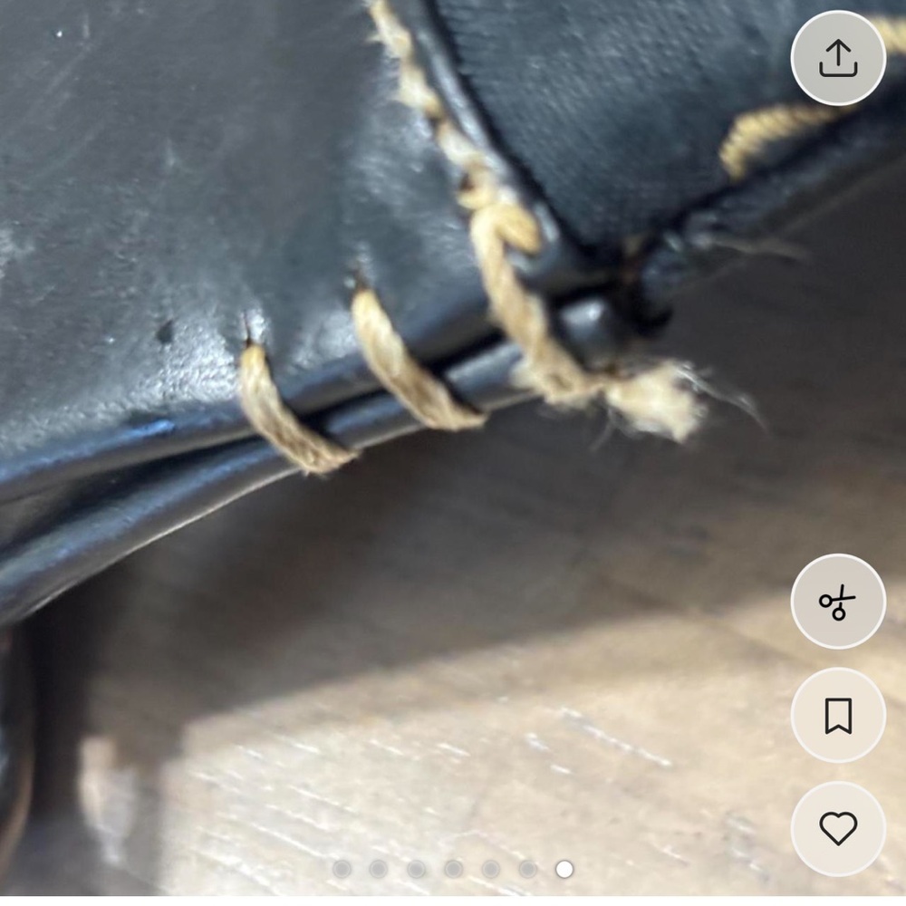 Dooney & Bourke Black/Tan Monogram Shoulder Bag - Picture 7 of 7